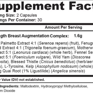 Cápsulas Naturales para Reafirmar y Aumentar el Busto OEM/ODM - Suplementos Herbales para Agrandar el Busto, Sin GMO - Product Image 2