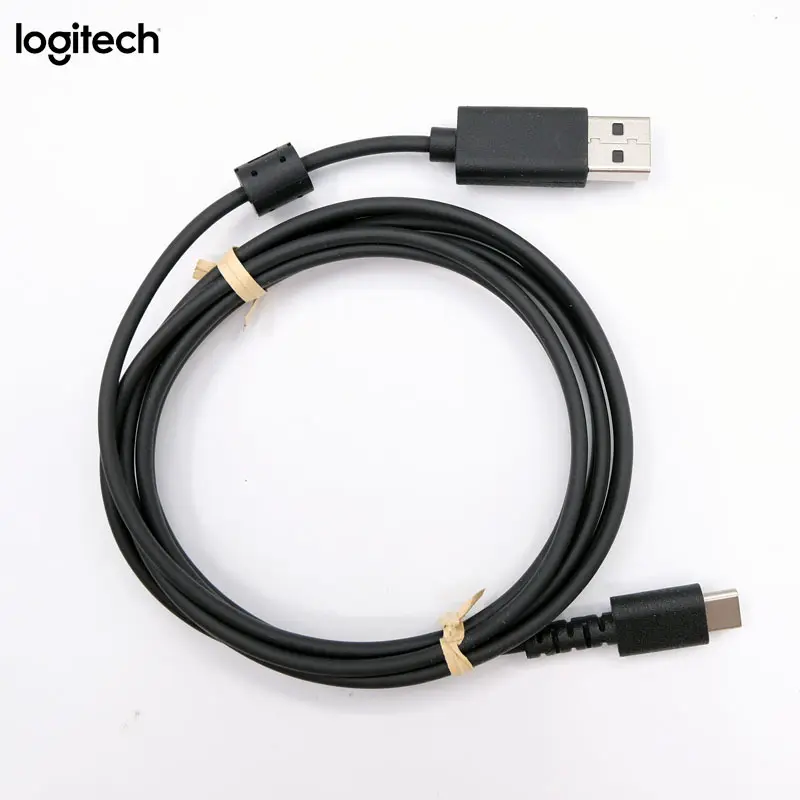 כבל טעינה מקורי מסוג C של לוג'טיק, USB C ל-USB עבור G502X אלחוטי G502X פלוס G Pro X סופרלייט 2 עכבר אוזניות G435