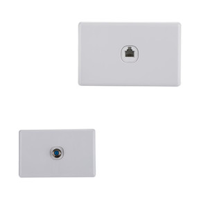 <span class=keywords><strong>Prise</strong></span> murale pour signal de données, <span class=keywords><strong>antenne</strong></span> <span class=keywords><strong>satellite</strong></span>, <span class=keywords><strong>prise</strong></span> <span class=keywords><strong>TV</strong></span>, type F, SLIMLINE, 16A, 250V, mise à la terre standard - Product Image 6