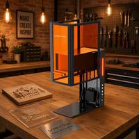 Machine de gravure laser double, portable et de bureau, pour marquer le métal, le bois et le cuir