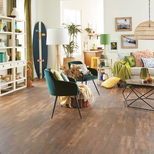 Sistema de bloqueo con textura de madera, 4mm, 5mm, 6mm, 7mm, 8mm, tablón de vinilo Lvt entrelazado, suelo de vinilo Spc con Ixpe Eva Cork Eir - Product Image 5