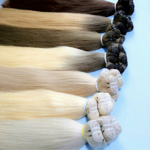 Extensiones Vietnamitas de Calidad Premium al por Mayor, Lisas y Sedosas, Sin Enredos, 100% Virgen Remy, Doble Trama a Máquina - Product Image 1