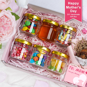Hot Sale 50ml 220ml Cylinder Shape <b>Glass</b> Jar 7oz Jam Honey <b>Glass</b> Food Storage <b>Container</b> Ergo Jar With High Lug - Product Image 3