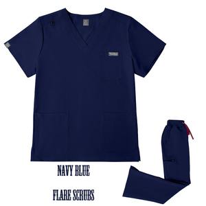 Conjunto <span class=keywords><strong>de</strong></span> Uniformes Médicos para Mujer al por Mayor con Pantalones Acampanados, Transpirables, <span class=keywords><strong>de</strong></span> Alta Calidad, Elásticos en 4 Direcciones, Uniformes <span class=keywords><strong>de</strong></span> Hospital - Product Image 4