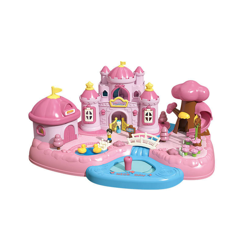 Magnetic surprise castle-PINK