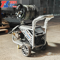 Machine de nettoyage de canalisations électriques Spot Supply 350 bars 20L/min, machine de nettoyage de conduits d'air, machines de lavage commerciales