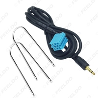 Adaptador de Cable de Entrada de Audio Estéreo de 3.5mm para Auto con Herramientas para VW Golf Passat B5 Bora Polo Blaupunkt
