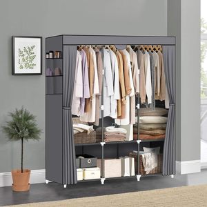 Colorful Metal Clothing <strong>Wardrobe</strong> / Closet Cupboard / Folding <strong>Portable</strong> <strong>Wardrobe</strong> - Product Image 2