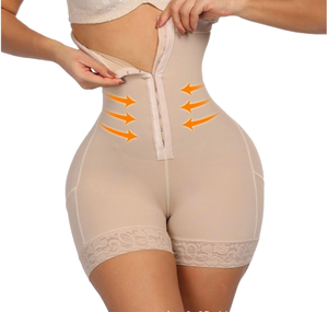 Womens Seamless Breathable Shapewear Hip Enhancer Shorts High Waist Bodysuit Body Panty <b>Butt</b> Lifter Booty Waist Trainer Control - Product Image 1