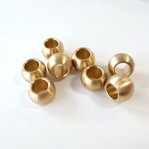 Пользовательские латунные кольцевые шаровые детали 10 мм 15 мм 18 мм 22 мм подшипниковые шарики с индивидуальным сквозным отверстием - Product Image 6