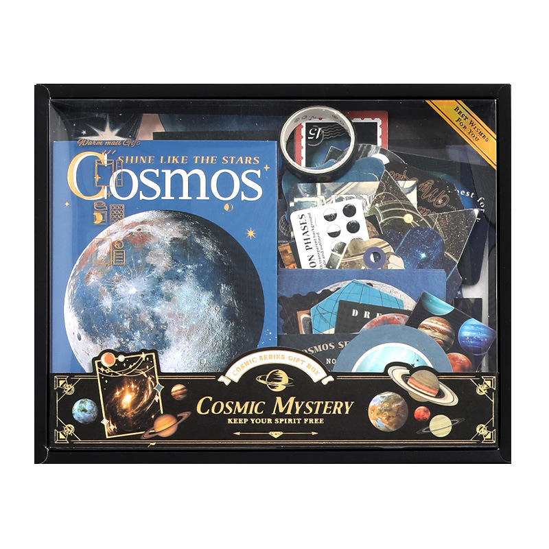 154 Sheets/pack Retro Gift Set Cosmic Series Warm Send Handbook Large ...