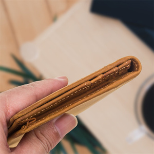 <span class=keywords><strong>Portefeuille</strong></span> long personnalisé en gros <span class=keywords><strong>Portefeuille</strong></span> en cuir Crazy Horse <span class=keywords><strong>gravé</strong></span> au laser Cadeau de pince à billets pour hommes - Product Image 6