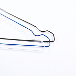 En gros I KNOW Cintre métallique en fil de fer pour blanchisserie, 16" 14.5Gauge, 18" 14.5Gauge, Couleurs Blanc et Bleu, Cintre pour costumes, pour usage en blanchisserie - Product Image 3