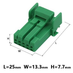 Conector de Cable Il Ag5 5s S3c1 de 5 Posiciones, Macho y Hembra, para Uso Automotriz, Electrónica de Automóviles, Contacto de Plástico - Product Image 2