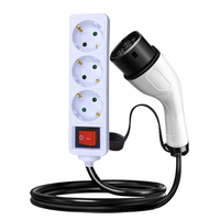 Pistolet à décharge 16A Type 2 EV 3.5kw nouvelle énergie câble de charge de véhicule Camping en plein air prise étendue produit connecteurs EV