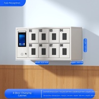 Taquilla de carga para tabletas de acero con cerradura electrónica, llave de hierro, montaje en suelo, estación ensamblada, gestión centralizada de teléfonos móviles