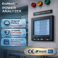 Medidor de Energía Trifásico Multifunción con RS485 Modbus para Monitoreo de Energía en Paneles Inteligentes