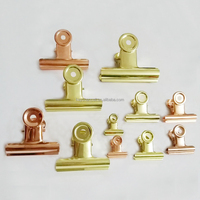 Fournitures de bureau bon marché en gros – Pinces à papier métalliques argentées mini, petites, grandes, de 20, 30, 38, 50, 63, 75 mm – Pinces bulldog à ressort pour feuilles
