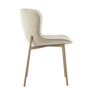 Bộ bàn ăn hình chữ nhật hiện đại màu trắng 4-6 chỗ ngồi, chân kim loại chắc chắn, thích hợp cho nhà bếp, phòng khách và khách sạn - Product Image 6