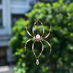 Atrapasueños de Araña de Cristal con Alambre, Colgante de Prisma Arcoíris para Ventana, Adorno Decorativo para el Hogar de Halloween - Product Image 3