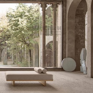 <span class=keywords><strong>Banc</strong></span> de fin de lit de luxe léger italien, tabouret de canapé minimaliste, <span class=keywords><strong>banc</strong></span> long en pin massif pour changer de <span class=keywords><strong>chaussures</strong></span>, <span class=keywords><strong>meuble</strong></span> de chambre et de salon - Product Image 4