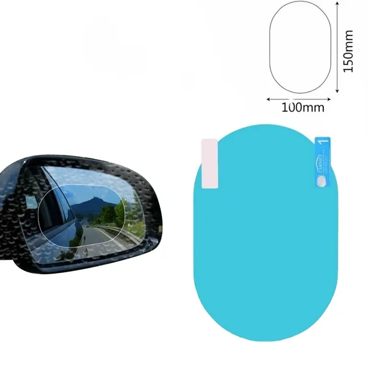 Pellicola antiappannamento Deson pellicola protettiva per schermo in vetro a specchio laterale con adesivo di guida di sicurezza con rivestimento Nano