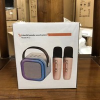 Micrófono Portátil con Batería Integrada, Máquina de Karaoke Familiar para Cantar en Casa, Altavoz Inalámbrico BT V4.0 para Exteriores con Pantalla