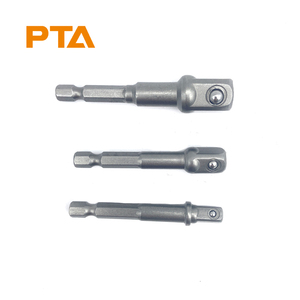 3PC 1/4 Hex Shank ổ cắm Bộ chuyển đổi kết nối rod của tác động khoan chuck tay áo Ổ Cắm Công cụ phụ kiện 1/2 ''1/4'' <span class=keywords><strong>3</strong></span>/<span class=keywords><strong>8</strong></span>'' - Product Image 3
