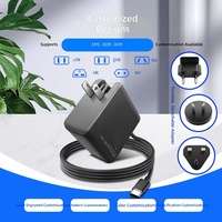 Adaptateur secteur GaN 100W AC/DC avec câble, entrée 110-240V, sortie 20V 5A, protection contre les surtensions/surcharges pour ordinateurs portables et appareils électroménagers
