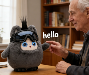 Robot Inteligente, Hermoso Peluche Laduo con Función de Conversación Inteligente, Muñeco Inteligente Tipo Compañero Emocional - Product Image 1