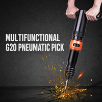 Marteau-piqueur pneumatique multifonctionnel G20 0,63 Mpa, piqueur pneumatique portatif pour le creusement de abris anti-aériens