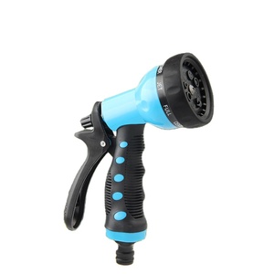 Boquilla de <span class=keywords><strong>manguera</strong></span> de jardín de PVC de 7 patrones de <span class=keywords><strong>alta</strong></span> presión, <span class=keywords><strong>pistola</strong></span> pulverizadora de plástico <span class=keywords><strong>para</strong></span> lavado de coches y herramienta de riego - Product Image 1