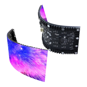 Tùy chỉnh trong nhà ngoài trời linh hoạt video <span class=keywords><strong>LED</strong></span> hiển thị mềm Màn hình <span class=keywords><strong>LED</strong></span> Tường Linh hoạt đường cong <span class=keywords><strong>LED</strong></span> Bảng điều chỉnh màn hình - Product Image 1