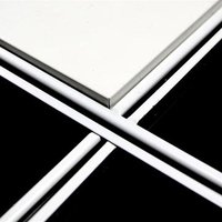 Precio de fábrica, azulejos de techo decorativos para techo para sala de estar Interior 600*600mm, azulejos de techo de caída de aluminio