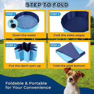 Whelping <b>Pen</b> for Dogs Foldable Birthing Pool for Pets Whelping Box for Dogs and Puppies Portable Swimming Pool Bath Tub for Pets - Product Image 4