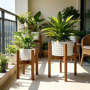 Soporte <span class=keywords><strong>para</strong></span> Plantas <span class=keywords><strong>de</strong></span> Estilo Mid-Century <span class=keywords><strong>para</strong></span> Interiores, Ajustable <span class=keywords><strong>de</strong></span> 8-12 Pulgadas, Soporte <span class=keywords><strong>para</strong></span> Plantas <span class=keywords><strong>de</strong></span> <span class=keywords><strong>Madera</strong></span> <span class=keywords><strong>de</strong></span> Acacia, Soporte <span class=keywords><strong>para</strong></span> <span class=keywords><strong>Macetas</strong></span> <span class=keywords><strong>de</strong></span> 16 Pulgadas <span class=keywords><strong>de</strong></span> Alto, Color Marrón Oscuro - Product Image 6