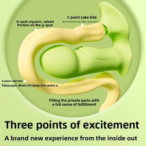 Female External Training Insertable <b>Vibrating</b> Masturbator Adult Sex Toys 10-Speed <b>Vibrator</b> Dildo Wearable Device Latex - Product Image 4