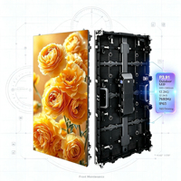 KA P4.8 Outdoor LED-Wanddisplay 500x1000mm Festverbindbare Miet-LED-Kabinette IP65 Wasserdichtes LED-Videowand-Panel