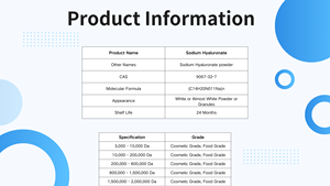 Oral biyoyararlanım için optimize edilmiş düşük molekül ağırlıklı hyaluronik asit (3000-10000 Da) - Product Image 5
