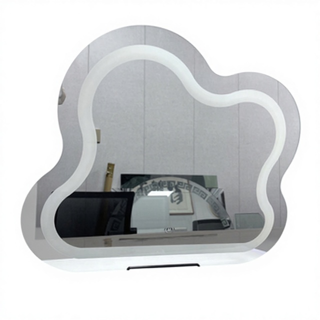 Smart Home Anti-Fog Vanity Mirror Waterproof LED Bath Decorative Glass Anti-Fog Design Mirror