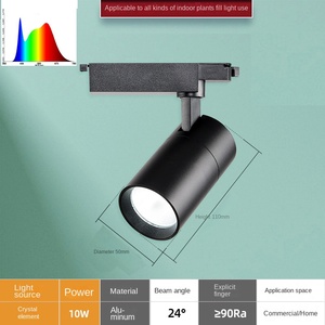 Luz de riel Led montada en superficie de 10W, 15W, 20W, 30W, foco de rotación de 355 grados, luces de riel ajustables - Product Image 3