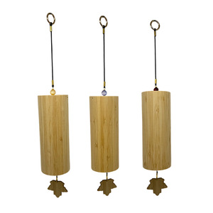 Carillon à vent méditationnel haut de gamme en bambou, à manivelle, pour la guérison et la méditation, instruments de musique, vente en gros - Product Image 1