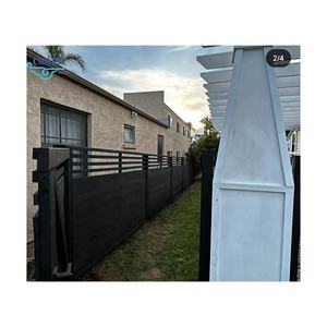 Paneles de valla decorativos de aluminio baratos para privacidad de casa de alta calidad, listones de zócalo para piscinas, precios de valla de aluminio cortada con láser - Product Image 3