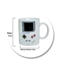 Tasse à café en céramique amusante pour joueurs, cadeau idéal pour les pères, de haute qualité, personnalisée, changeant de couleur avec la chaleur