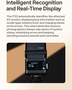 <span class=keywords><strong>Flash</strong></span> de Cámara GODOX IT32 TTL con Disparador Inalámbrico X5S para Sony Compatible con <span class=keywords><strong>la</strong></span> <span class=keywords><strong>Serie</strong></span> X (X3/X3Pro/XPro/XProII/X2T) - Product Image 6