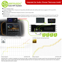Processeur audio DSP OEM pour voiture et amplificateur 4 canaux pour lecteur audio de voiture