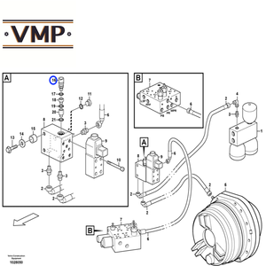 VOE15163008 - Sensor de Presión para Cargadoras de Ruedas 80F HL, L220F, L180F, L150F, L350F, L110F - OEM - Product Image 2