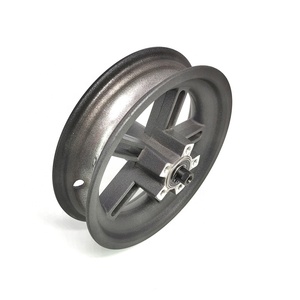 Rear Wheel <strong>Hub</strong> for Xiaomi Mijia M365 8/10 Inch <strong>Electric</strong> Scooter Rim Alloy Wheels 8 1/2x2 Rear Tire Replacement Parts - Product Image 4