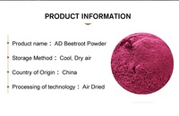 Poudre de betterave séchée par pulvérisation