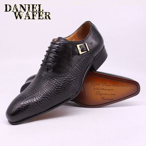 Chaussures Oxford Marron Foncé en Cuir Véritable, Durables, Fabriquées à la Main pour Hommes, Chaussures Habillées Officielles - Product Image 4